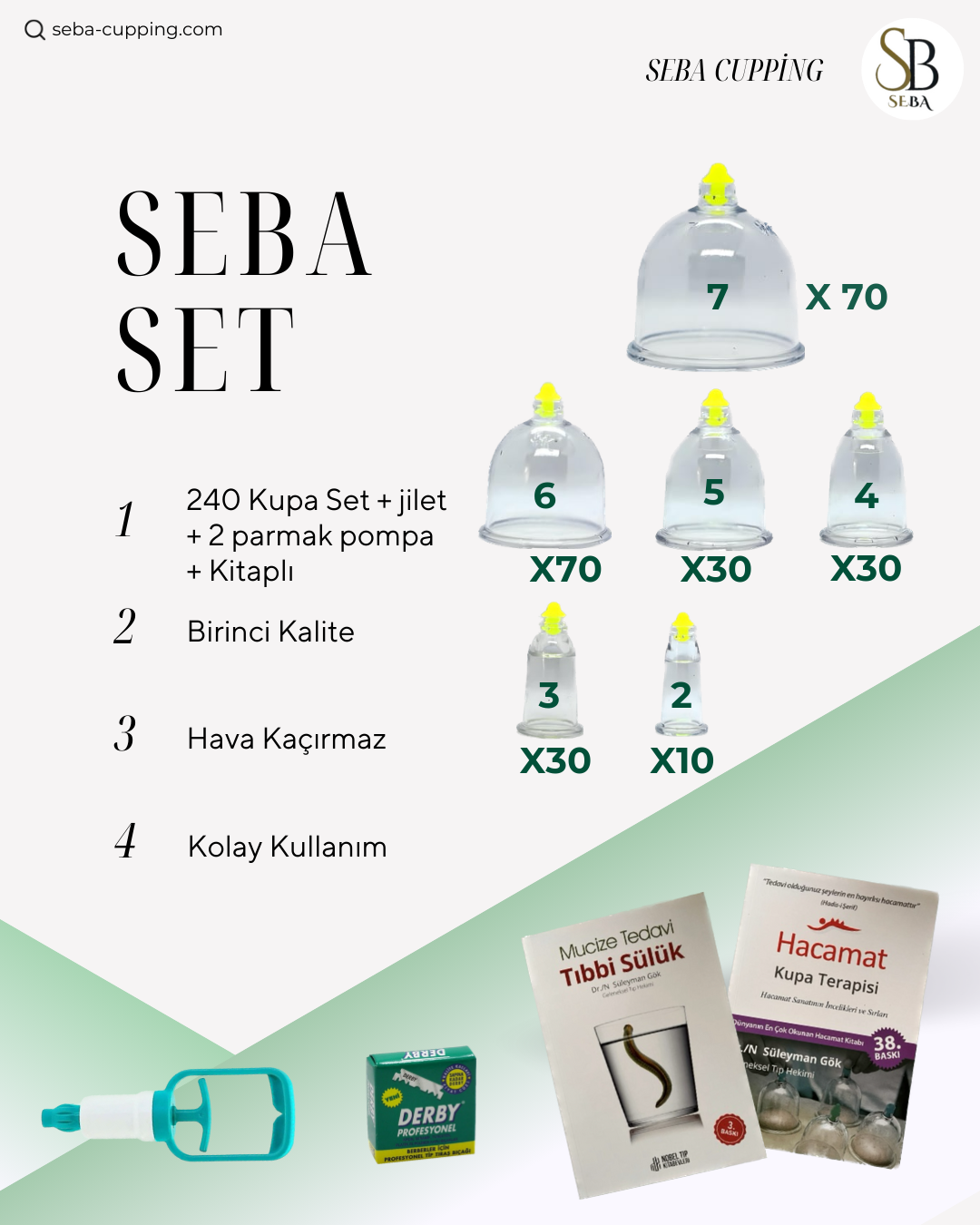 Schröpf Shifa Set "SEBA"